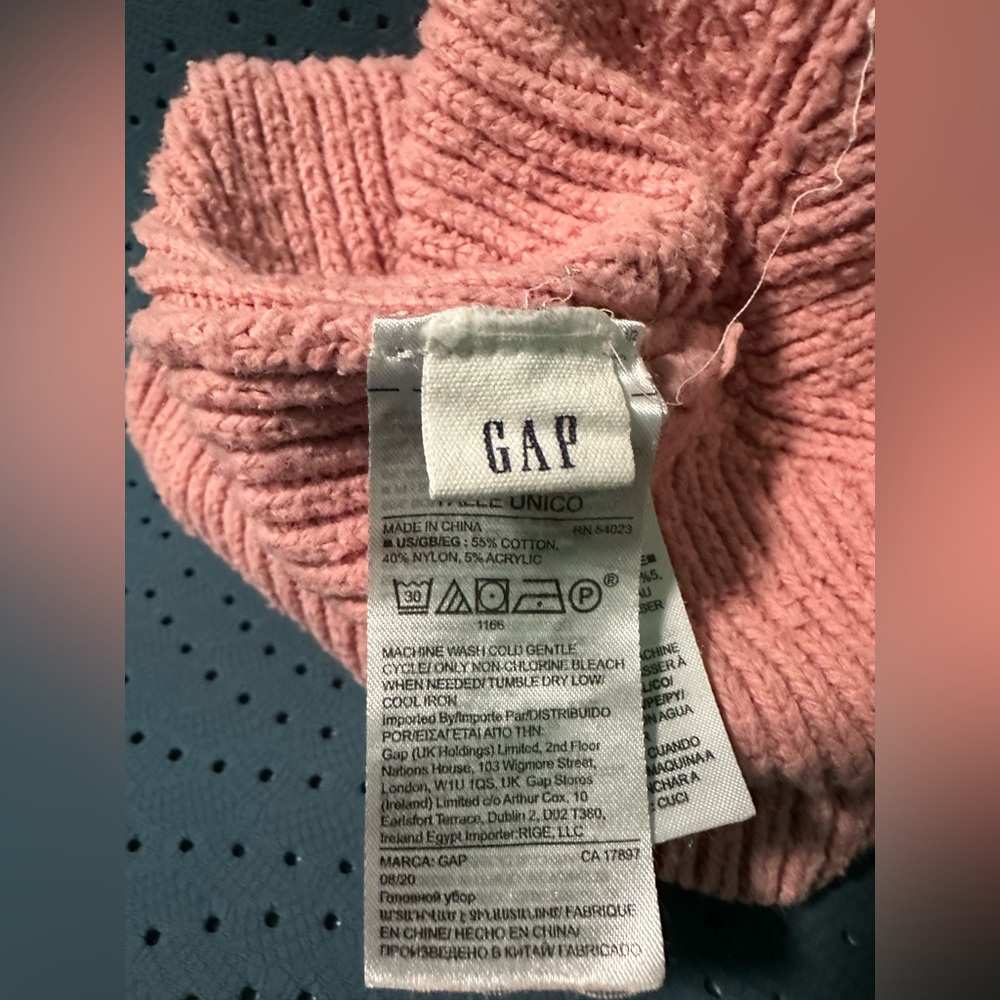 Cozy Pink Knit Beanie - Picture 3 of 4